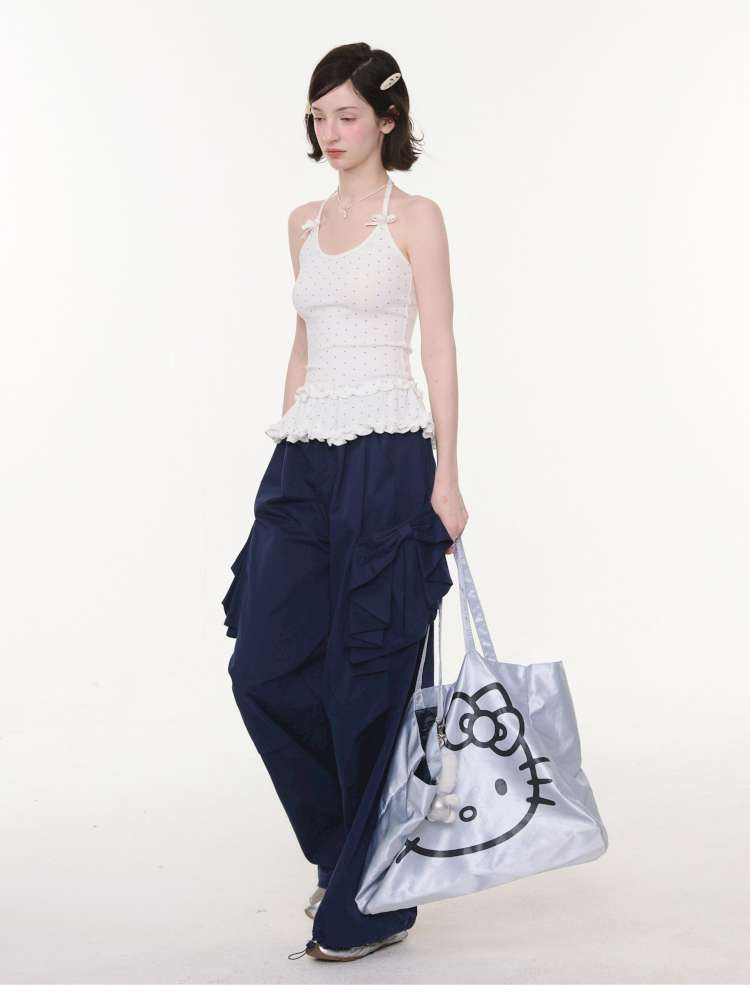 Dark Blue Functional Cargo Pants【s0000015424】