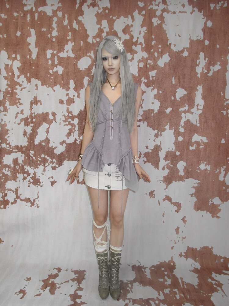 Forest Vintage Irregular Vest Strap【s0000017976】