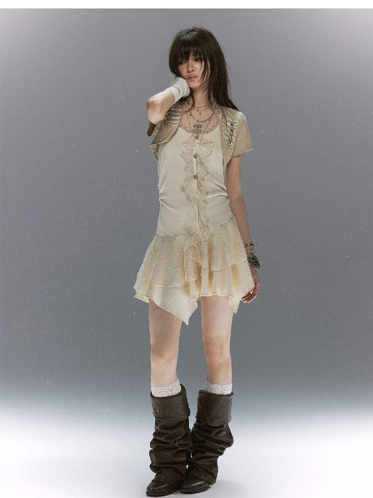 Knight of the Castle Lace Dress【s0000017048】