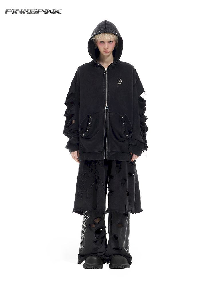 Hooded Cardigan Sweatshirt【s0000012070】