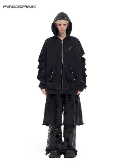 Hooded Cardigan Sweatshirt【s0000012070】