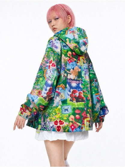 Teflon Dream Forest Print Jacket【s0000017850】