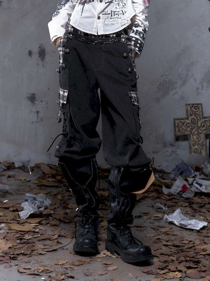 Vintage Punk Court Lantern Trousers【s0000014650】