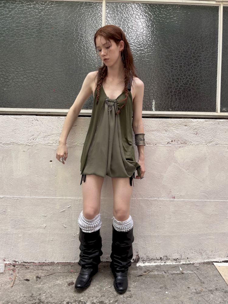 Loose A-line Y-shaped Doll Tank Top【s0000012711】
