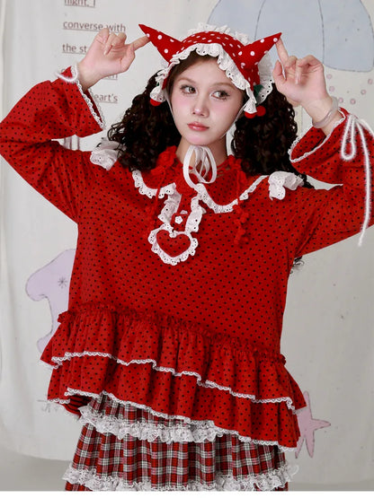 Cute Girl's Christmas Sweatshirt【s0000014108】