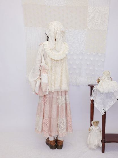 Bow Hook Flower Lace Suspenders【s0000016503】