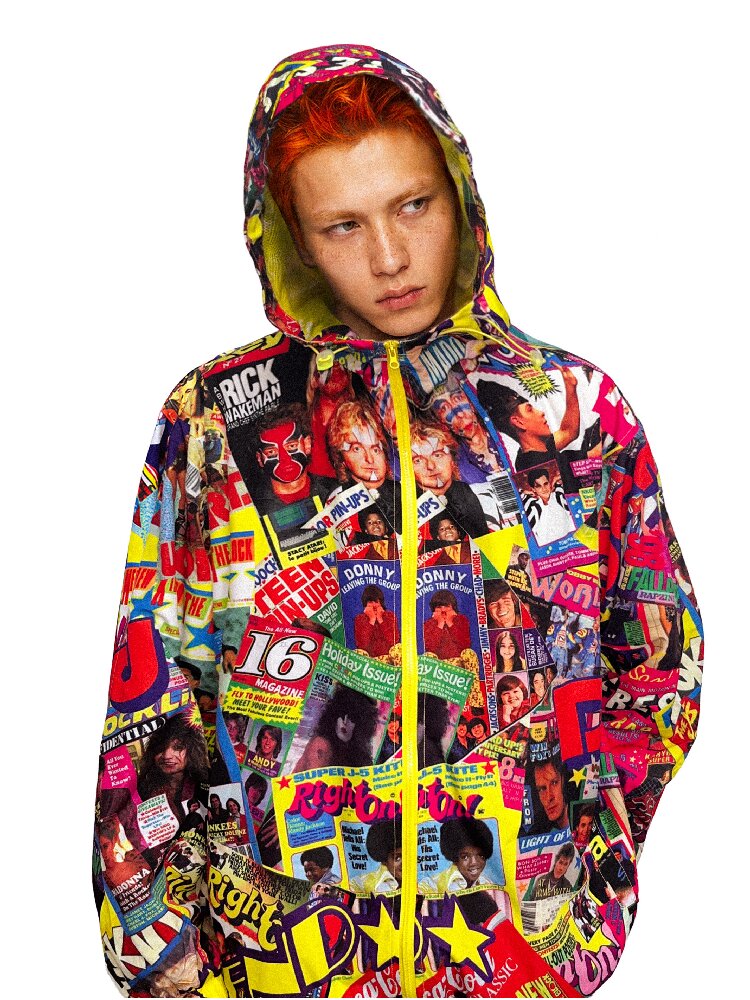 Teflon Three Proof Retro Printed Jacket【s0000017848】