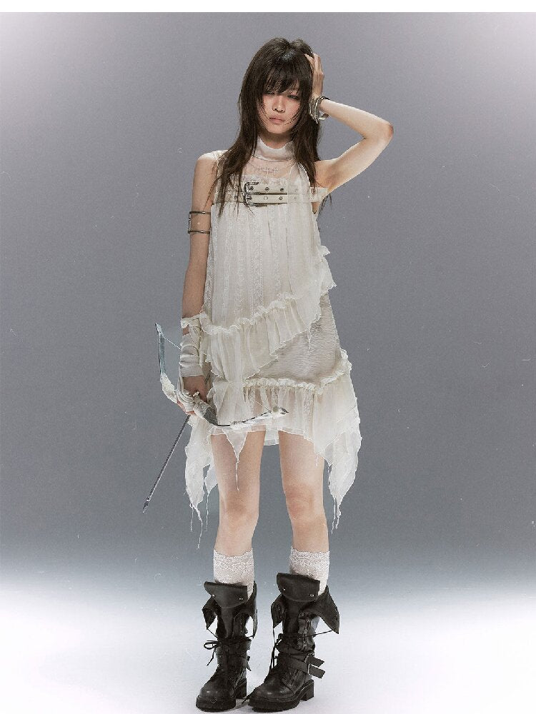 Lace Armor Embroidered Sundress【s0000017043】