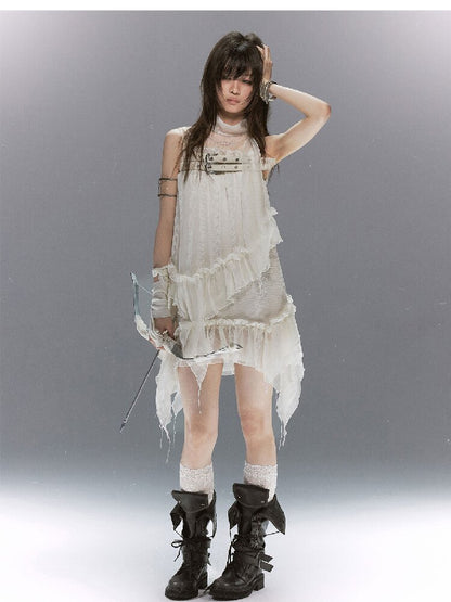 Lace Armor Embroidered Sundress【s0000017043】