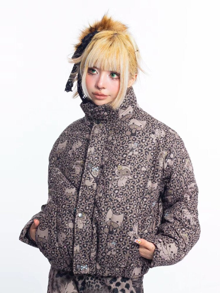 Leopard Cartoon Cat Cotton Suit【s0000018048】