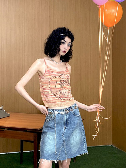 Simple Basic A-line Half-body Skirt【s0000008860】