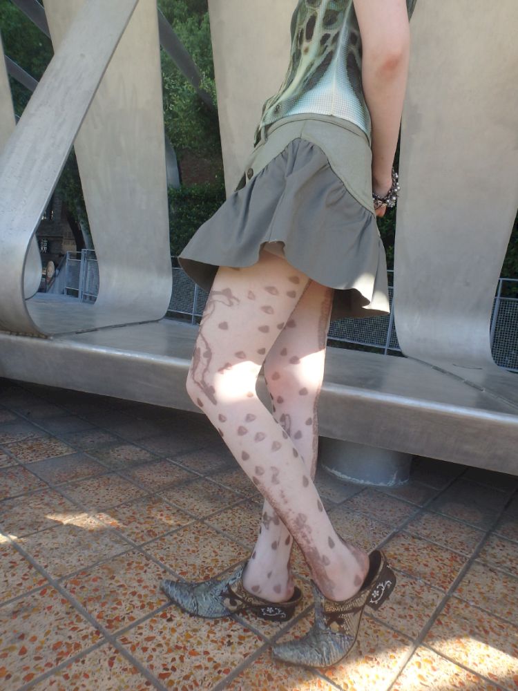 Irregular Print 10D Ultra-thin Stockings【s0000013174】