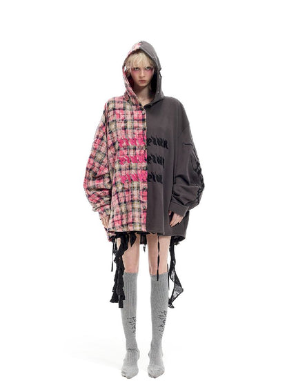 Hooded Headcoat Embroidered Shirt【s0000012072】