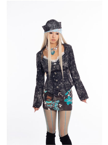Retro Mood Cartoon Skirt Skirt【s0000018055】