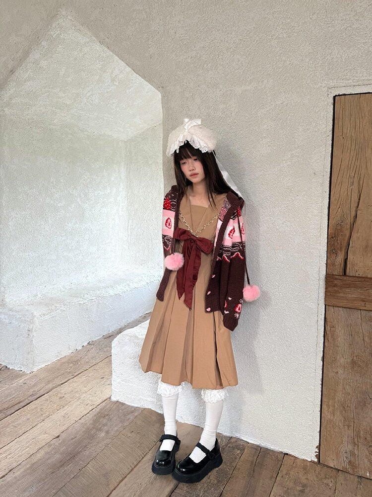 Fair Isle Cake Knit Cardigan【s0000018538】
