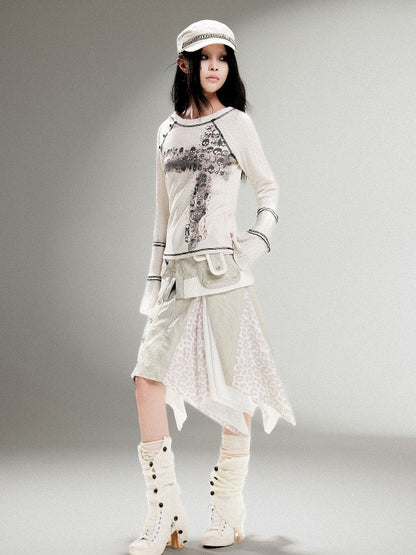 Leather Halter Long Skirt【s0000011253】