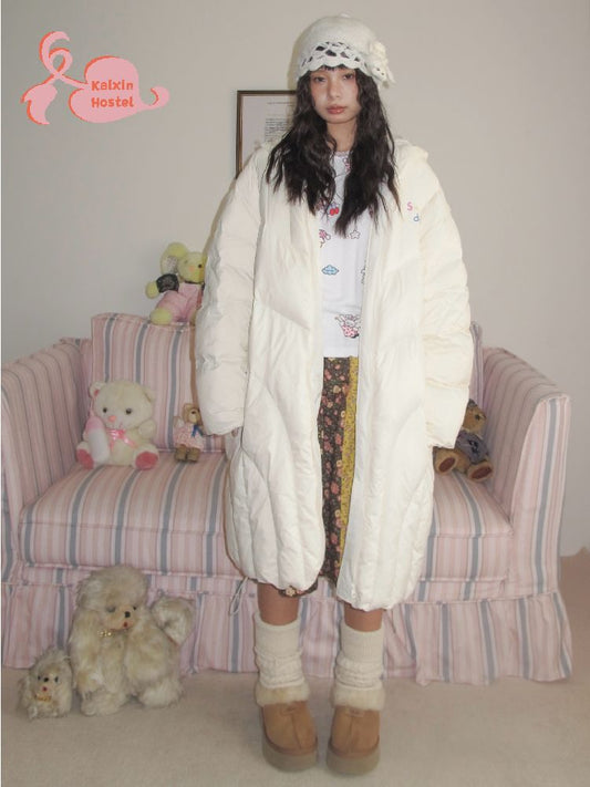 Loose Long Warm Cotton Down Jacket【s0000011153】