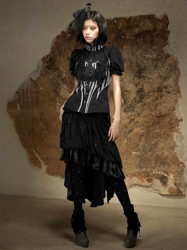 Irregular High Waisted Bandeau Skirt【s0000016929】