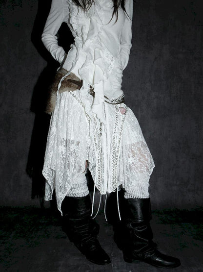 Romantic Styling Half Skirt【s0000011269】