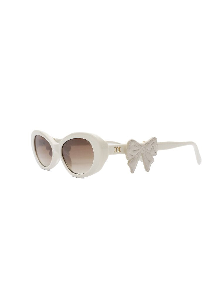 Detachable Bow Cat Eye Sunglasses【s0000017910】