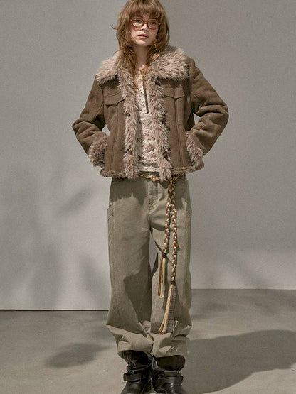 Faux Fur Collar Jacket【s0000014409】