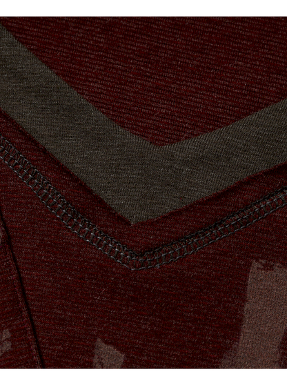 Retro Punk V-Neck Stretch T-Shirt【s0000014928】