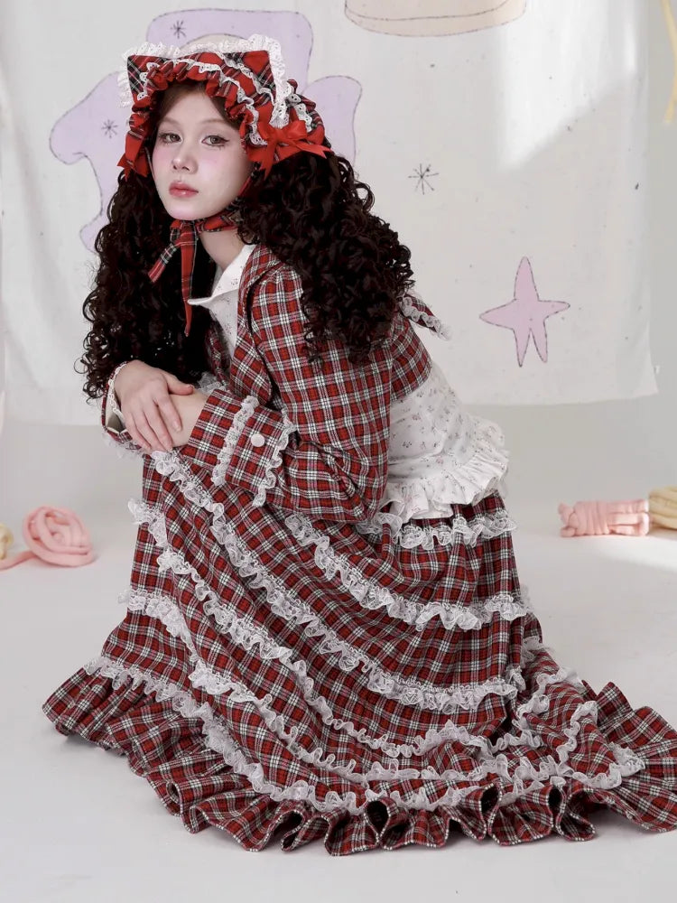 Lolita Showa-Era Girl Adorable Niche Half-Skirt【s0000014105】