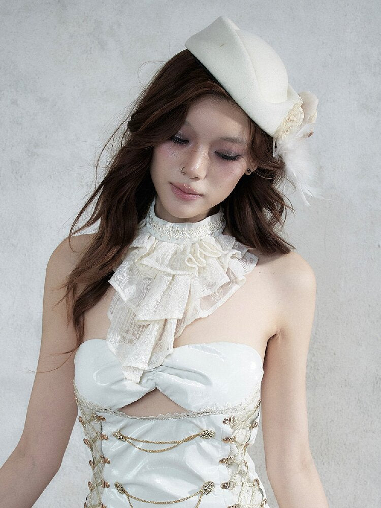 Baroque French Lace Scarf Collar【s0000017995】