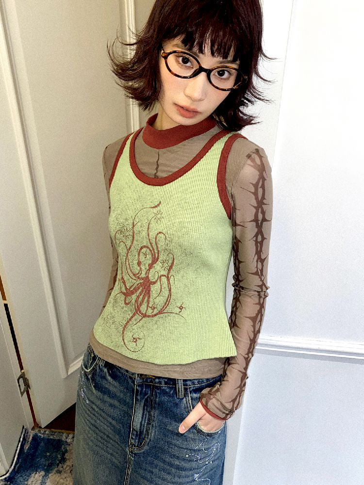 Slim Bottom Long Sleeve T-Shirt【s0000011640】