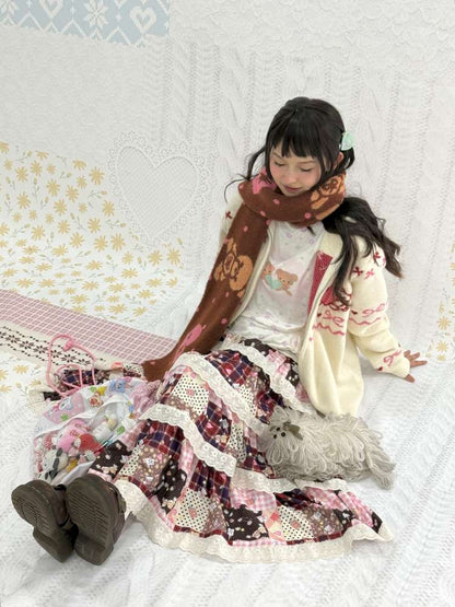 Bear Bow Knitted Cardigan Jacket【s0000015041】