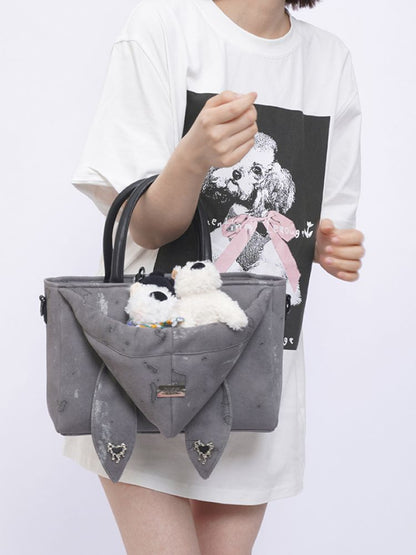 Wild Setting Rabbit Rabbit Tote Bag【s0000013259】