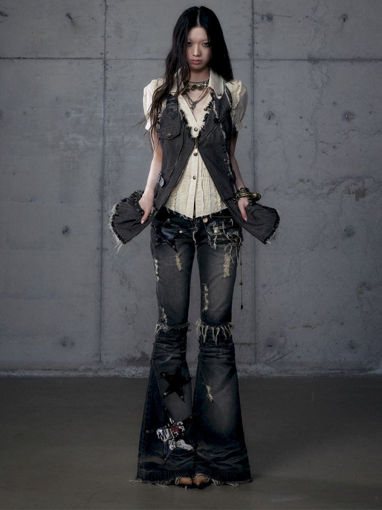 Micro Slim Washed Jeans【s0000013474】