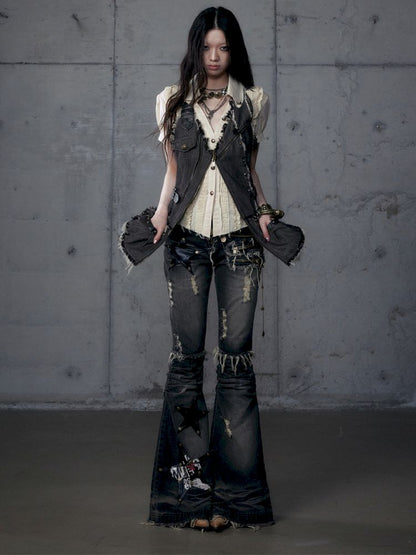 Micro Slim Washed Jeans【s0000013474】