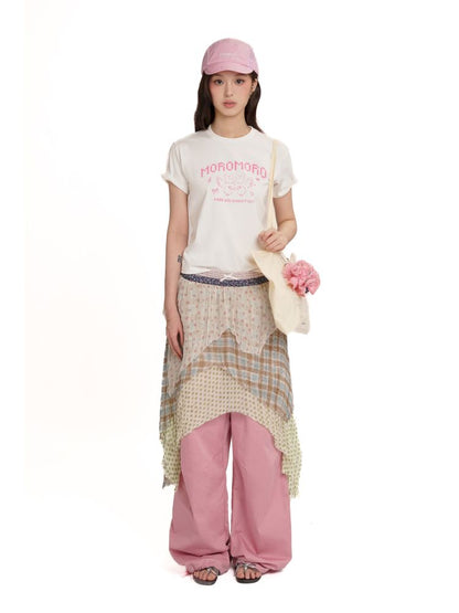 Relaxed fit adjustable cuffs casual pants【s0000012547】