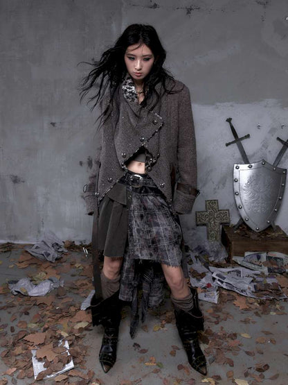 Chanel-Style Reversible Fleece Coat【s0000014462】