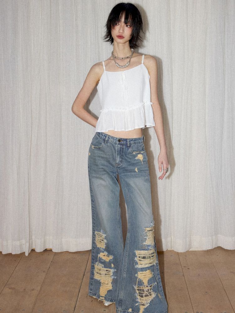 Pure white strapless tops【s0000012956】