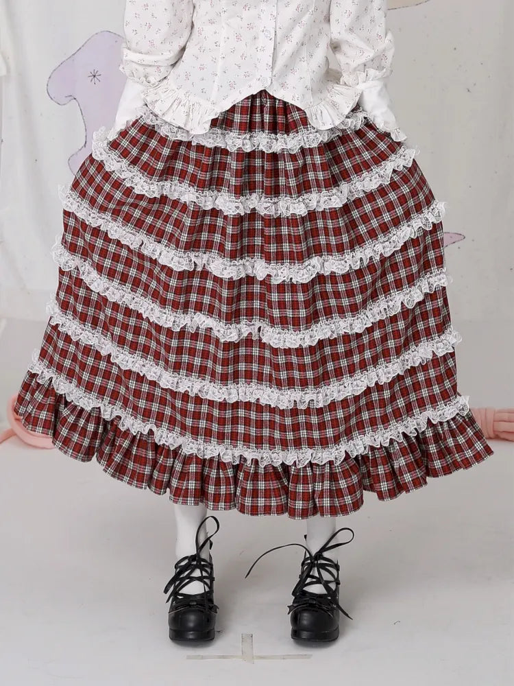 Lolita Showa-Era Girl Adorable Niche Half-Skirt【s0000014105】