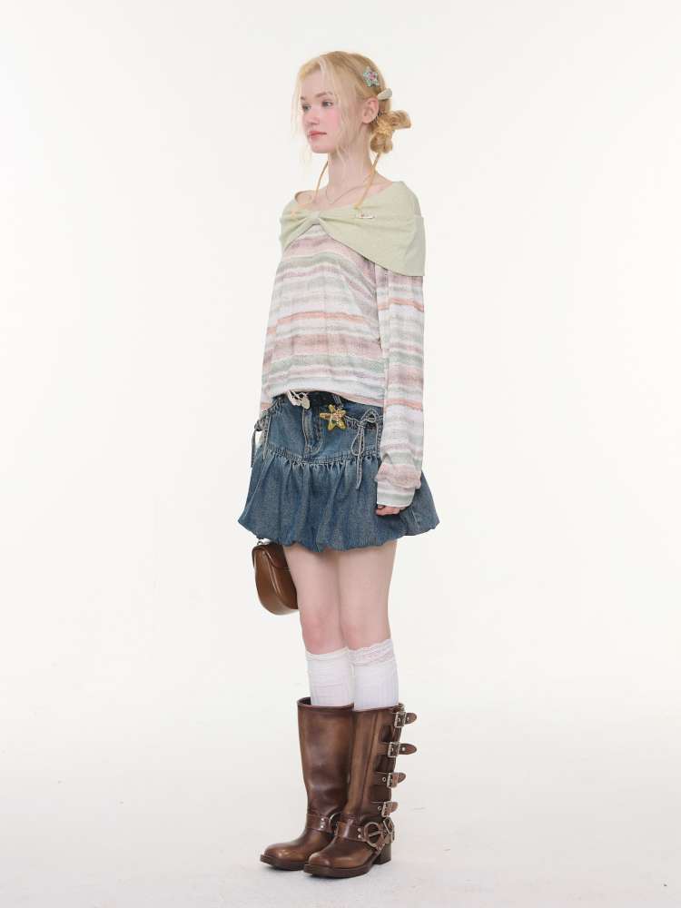 Skirt Belt Bow Metal Head Belt【s0000015423】