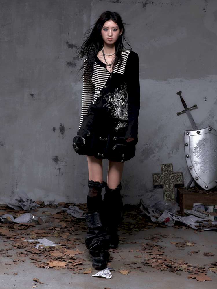 Five-Pointed Star Knit Base Top【s0000014655】