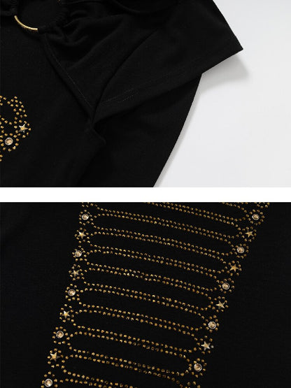 Vintage Court Knightly T-Shirt Dress【s0000017863】