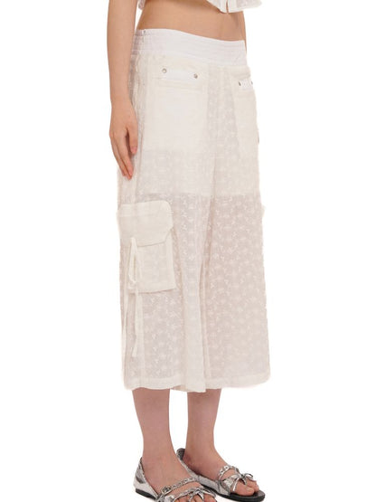 Cotton Jacquard Textured Cool Pants【s0000013459】