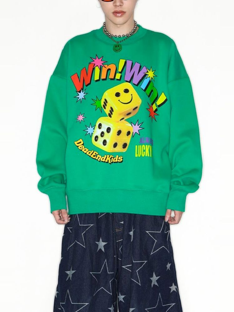 Smiley Dice American Tide Sweatshirt [S0000010264]