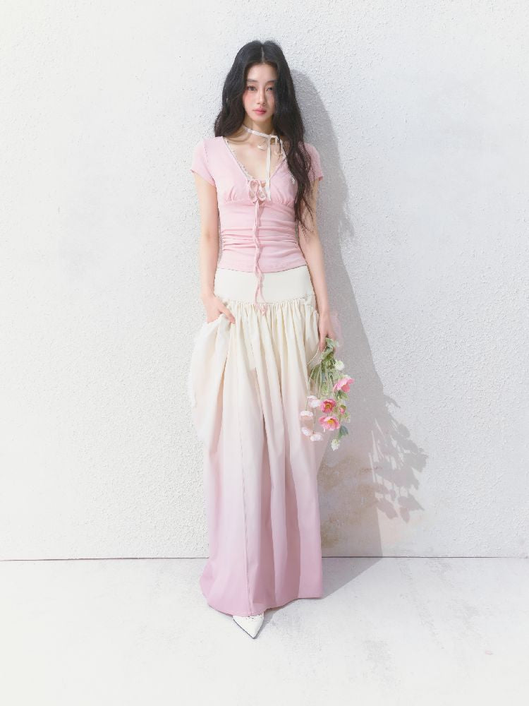 High-Waisted Half-Length Skirt【s0000012144】