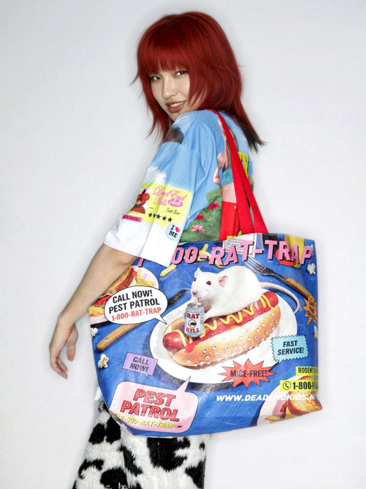 Mouse Print American Vintage Dupont Tote Bag【s0000014913】