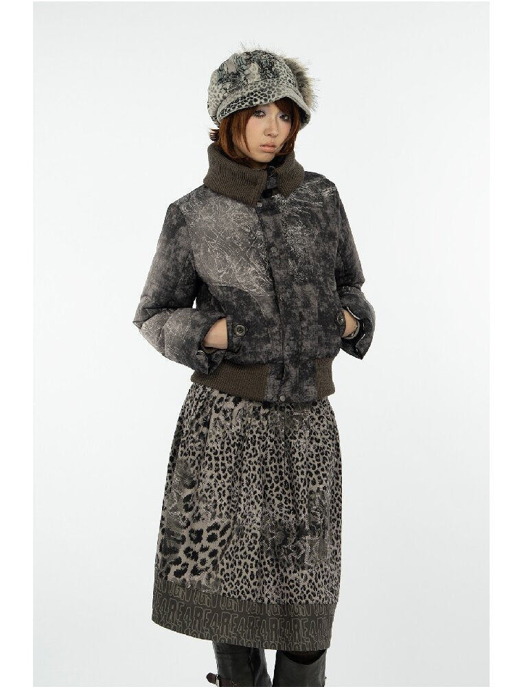 Mysterious Pattern Down Jacket【s0000018079】