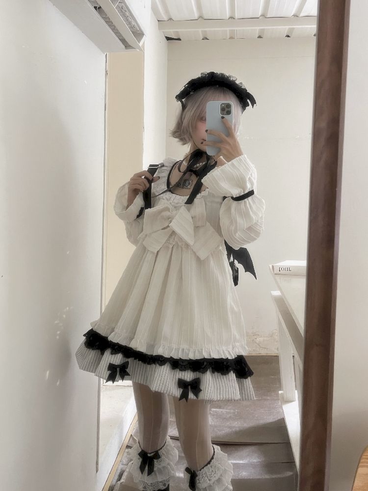 버블 슬리브 베이비 폴 드레스 [S0000011342]