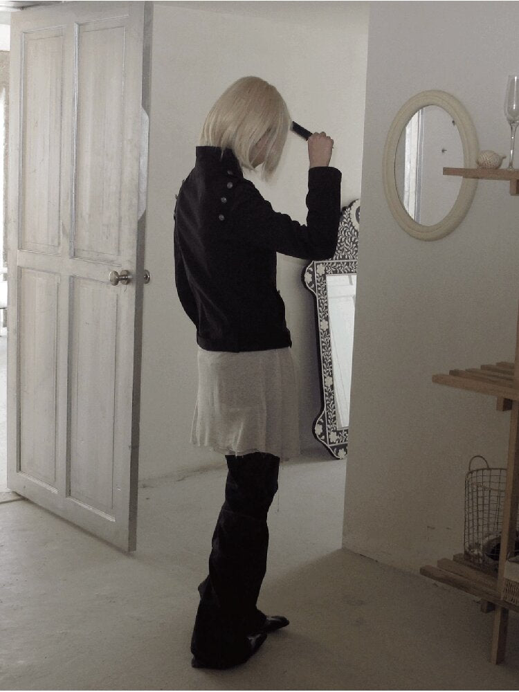 Mid-Century Vintage Napoleon Coat【s0000016952】
