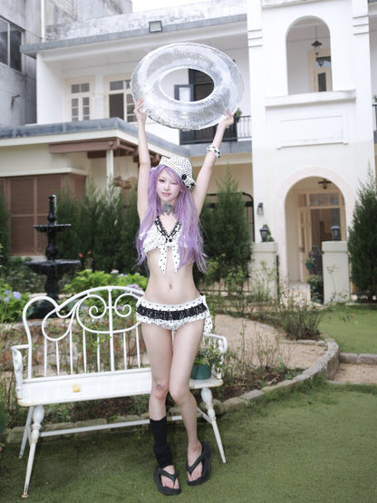 Heart-Shaped Polka Dot Bikini【s0000017521】