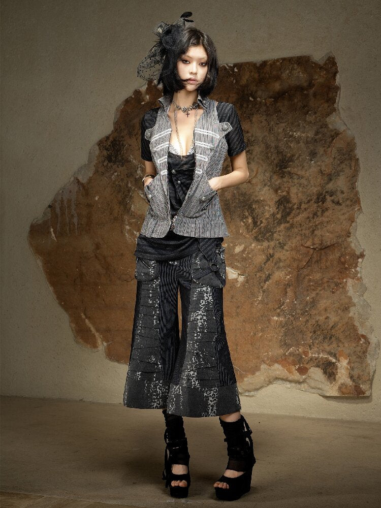 Sleeveless Halterneck Vest Shirt Top【s0000016885】