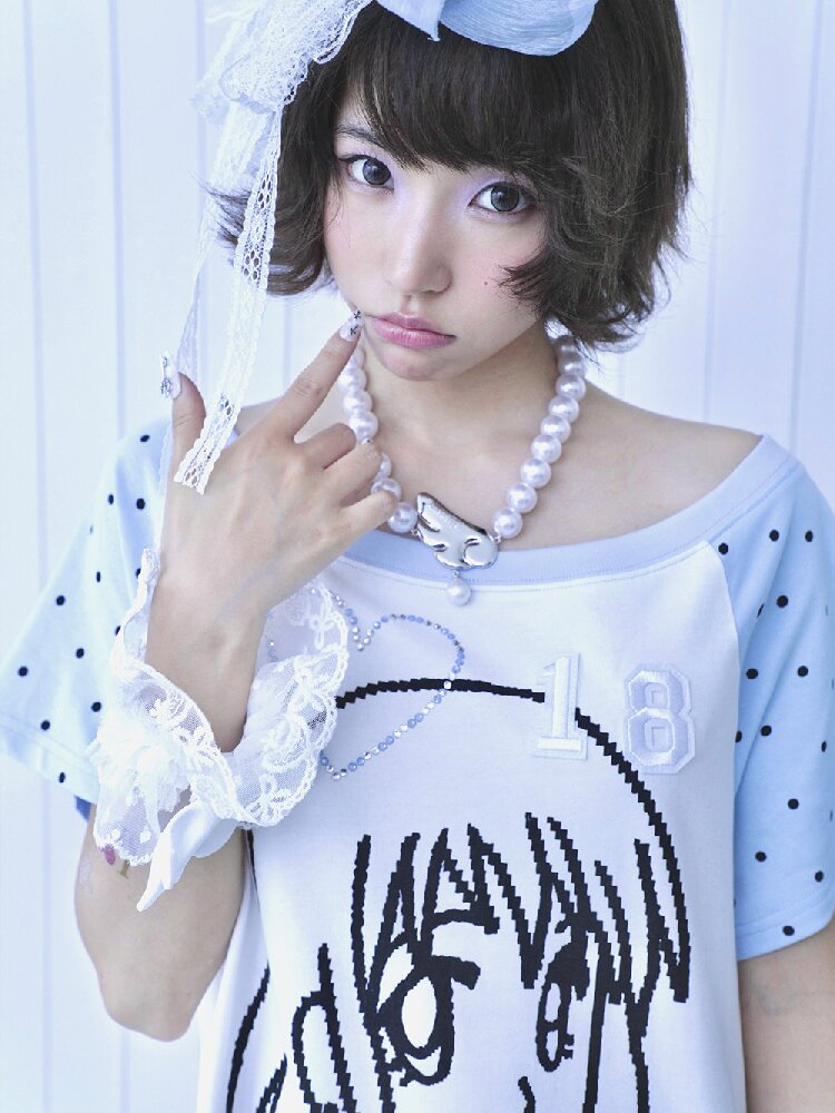 Blue White Pixel Pleated Dress【s0000016546】
